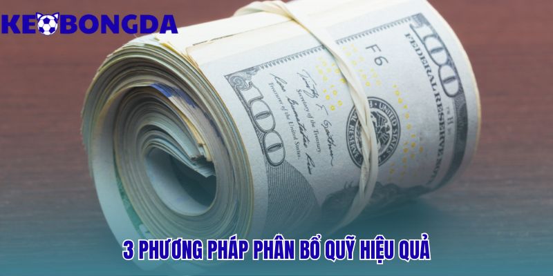 Các phương pháp phân bổ vốn phù hợp với từng mức độ rủi ro