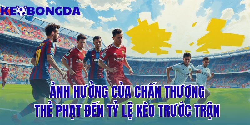 ảnh hưởng của chấn thương & thẻ phạt đến tỷ lệ kèo trước trận