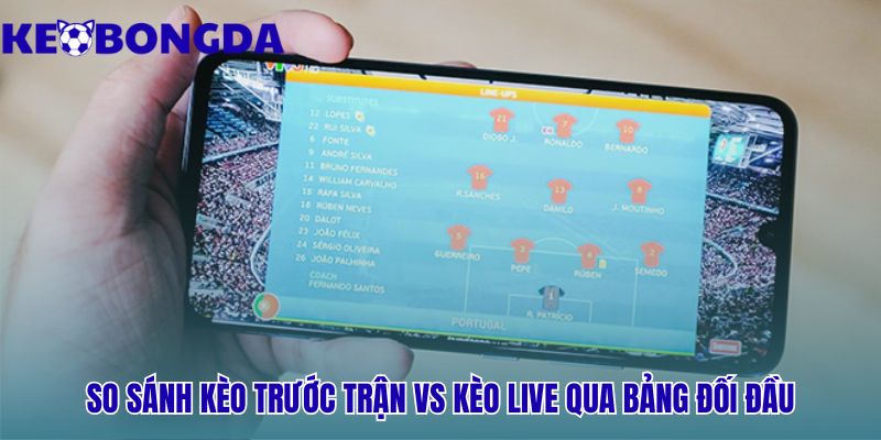 Nên Soi Kèo Trước Trận Hay Kèo Live? Ưu Nhược Điểm 1 Nên soi kèo trước trận hay kèo live? ưu nhược điểm qua so sánh trực diện