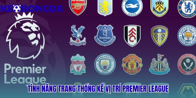 Bảng Xếp Hạng Ngoại Hạng Anh 1 Tính năng thống kê giải mã cục diện toàn giải đấu